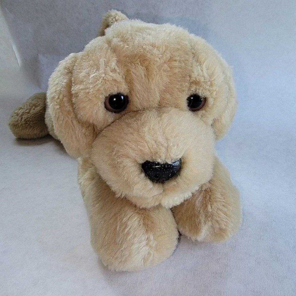 Aurora Golden Retriever Lab Puppy Plush Realistic Dog Soft Stuffed Animal - Picture 2 of 16